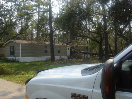 Slidell LA Trailer Park Tree House